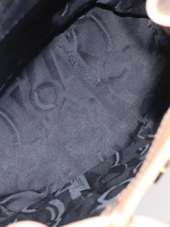 Salvatore Ferragamo Backpack Leather Beige Gold Auth 152109 main image 14